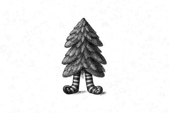 Hand Drawn Christmas Tree PNG Clipart: A Brand Review
