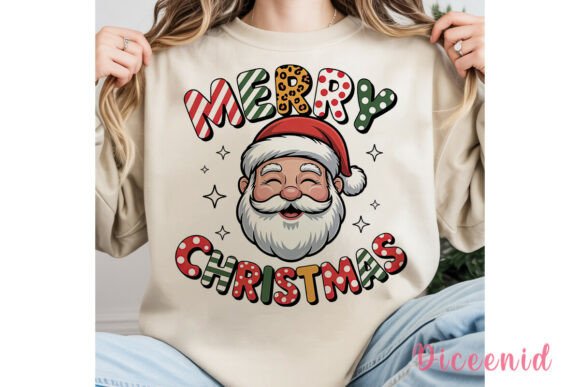 Merry Christmas Santa Sublimation Design: Illustrations