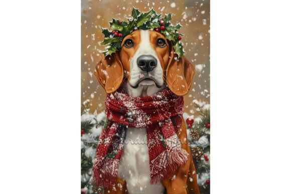 Review: Christmas American English Foxhound Illustrations