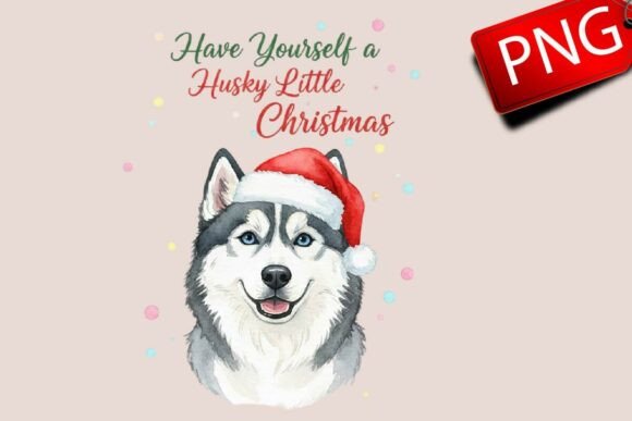 Review: Christmas Dog Pun Husky Sublimation Design