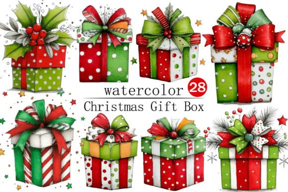 Review: Christmas Whimsical Gift Box Illustrations