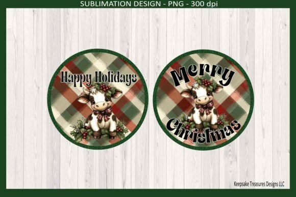 Reviewing Christmas Highland Cow Ornament Png Illustrations