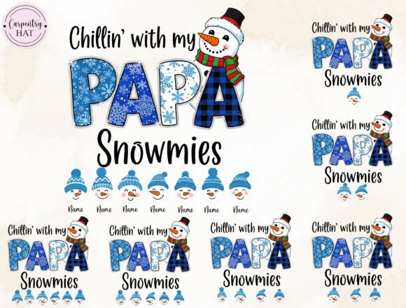 Reviewing Personalized Papa Christmas Png Design for Client Projects