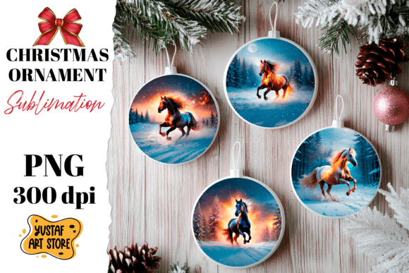 Reviewing the Christmas Ornament Flame Horse Design