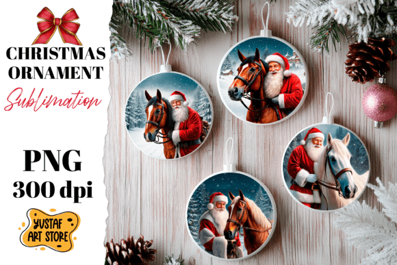 Reviewing the Santa Christmas Ornament Sublimation Design