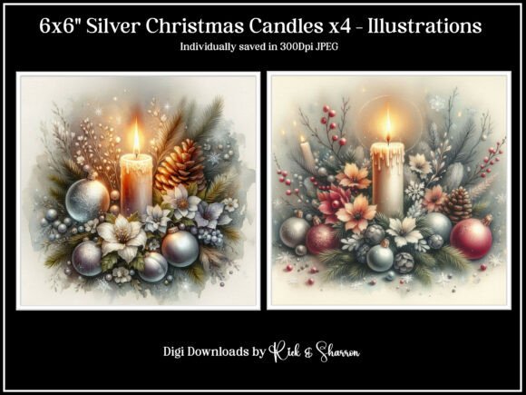 Silver Christmas Candles: A Designer’s Review