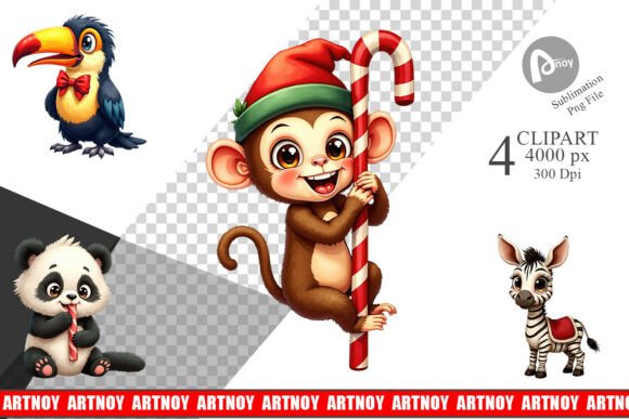 Vintage Christmas Safari Clipart: Seller Review